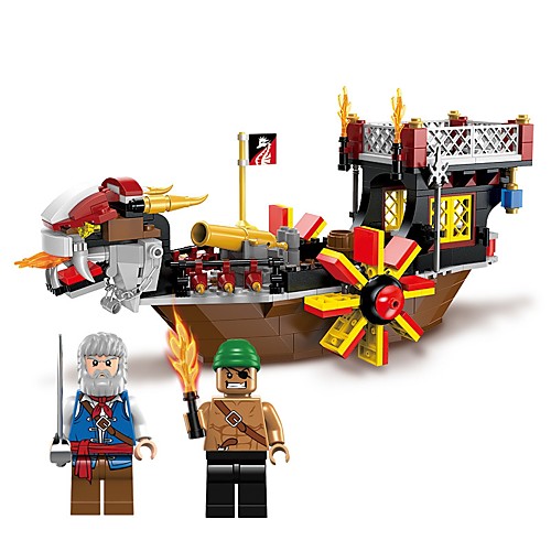 ENLIGHTEN Building Blocks 345 pcs Pirate Beach Theme Nautical Ship compatible Legoing Non Toxic Boat Boys' Toy Gift
ENLIGHTEN Building Blocks 345 pcs Pirate Beach Theme Nautical Ship compatible Legoing Non Toxic Boat Boys' Toy Gift