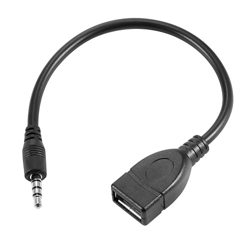 0.2M Sync 3.5mm Male Car AUX Audio Plug Jack to USB Female Cord Converter Cable
0.2M Sync 3.5mm Male Car AUX Audio Plug Jack to USB Female Cord Converter Cable