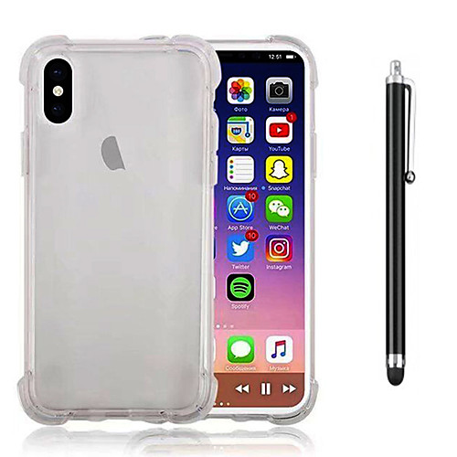 Кейс для Назначение Apple iPhone X / iPhone 8 Plus Защита от удара / Прозрачный Кейс на заднюю панель Однотонный Мягкий ТПУ для iPhone X / iPhone 8 Pluss / iPhone 8
Кейс для Назначение Apple iPhone X / iPhone 8 Plus Защита от удара / Прозрачный Кейс на заднюю панель Однотонный Мягкий ТПУ для iPhone X / iPhone 8 Pluss / iPhone 8