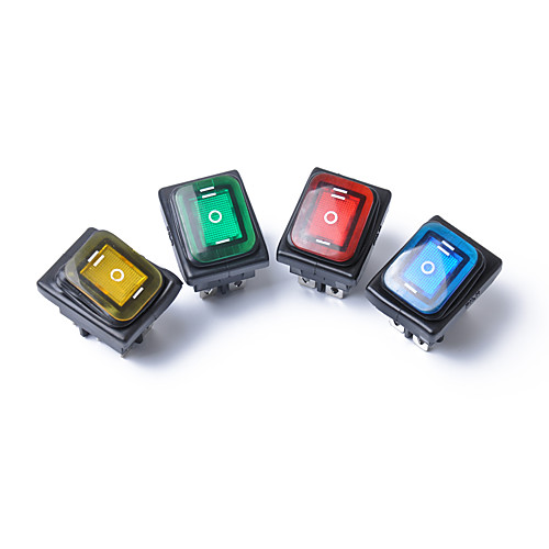 4pcs 12v 16a 6pin водонепроницаемый переключатель коромысла с лампой dpst свет вкл / выкл / на автомобильной лодке
4pcs 12v 16a 6pin водонепроницаемый переключатель коромысла с лампой dpst свет вкл / выкл / на автомобильной лодке