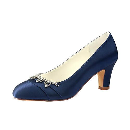 Women's Wedding Shoes Chunky Heel Round Toe Crystal Elastic Fabric Basic Pump Spring / Fall Black / Dark Blue / Party & Evening / EU37
Women's Wedding Shoes Chunky Heel Round Toe Crystal Elastic Fabric Basic Pump Spring / Fall Black / Dark Blue / Party & Evening / EU37
