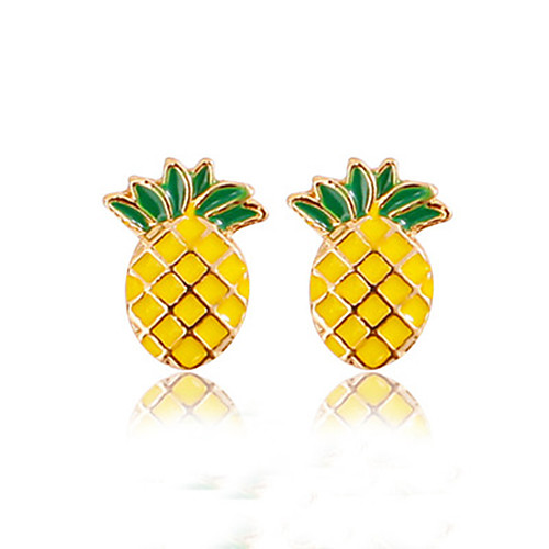 Women's Stud Earrings Earrings Pineapple Fruit Ladies Fashion Jewelry Yellow For Daily
Women's Stud Earrings Earrings Pineapple Fruit Ladies Fashion Jewelry Yellow For Daily