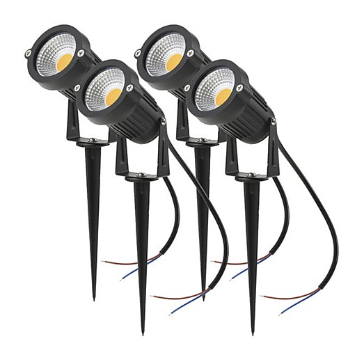 4шт 4.5W LED прожекторы / Свет газонные Новый дизайн / Водонепроницаемый / Декоративная Тёплый белый / Холодный белый / Красный 85-265V / газонные смеси