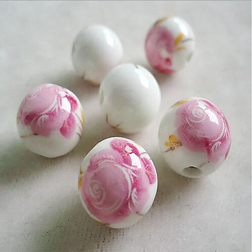 DIY Jewelry 10 pcs Beads Terra-cotta Fuchsia Red Blue Light Brown Light Pink Round Bead 1 cm DIY Necklace Bracelet
DIY Jewelry 10 pcs Beads Terra-cotta Fuchsia Red Blue Light Brown Light Pink Round Bead 1 cm DIY Necklace Bracelet