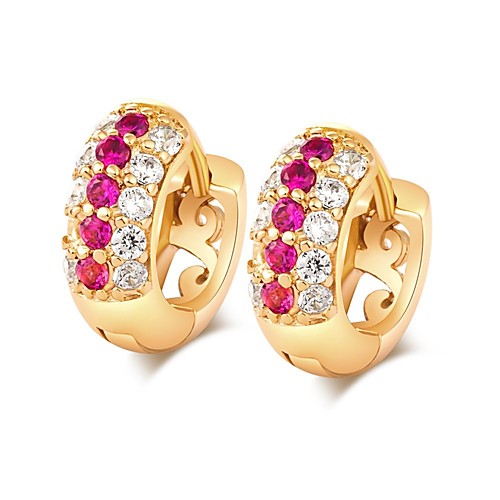 Women's Hoop Earrings Huggie Earrings Ladies Classic Fashion Imitation Diamond Earrings Jewelry Gold For Daily Formal
Women's Hoop Earrings Huggie Earrings Ladies Classic Fashion Imitation Diamond Earrings Jewelry Gold For Daily Formal