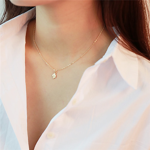 Women's Pendant Necklace Lovely Gold Necklace Jewelry For Daily Going out
Women's Pendant Necklace Lovely Gold Necklace Jewelry For Daily Going out