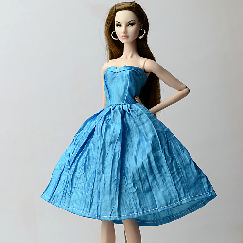 Doll Dress Dresses For Barbiedoll Blue Poly / Cotton Dress For Girl's Doll Toy / Kids
Doll Dress Dresses For Barbiedoll Blue Poly / Cotton Dress For Girl's Doll Toy / Kids