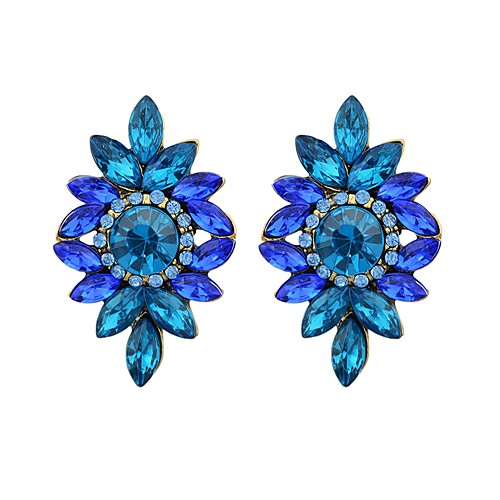 Women's Citrine Drop Earrings Chandelier Flower Ladies Simple Basic Imitation Tourmaline Earrings Jewelry Green / Blue / Champagne For Daily Date
Women's Citrine Drop Earrings Chandelier Flower Ladies Simple Basic Imitation Tourmaline Earrings Jewelry Green / Blue / Champagne For Daily Date
