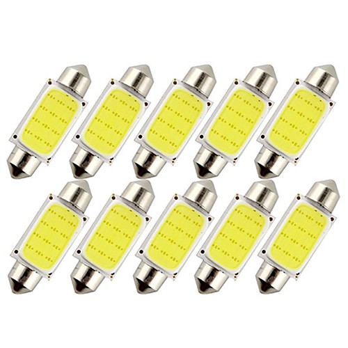 10pcs 36mm Car Light Bulbs 1 W COB 12 LED License Plate Lights / Working Lights / Interior Lights For universal General Motors All years
10pcs 36mm Car Light Bulbs 1 W COB 12 LED License Plate Lights / Working Lights / Interior Lights For universal General Motors All years