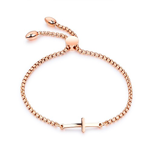 Women's Chain Bracelet Baht Chain Cross Infinity Vintage Elegant Rose Gold Bracelet Jewelry Gold / Silver / Rose Gold For Wedding Evening Party
Women's Chain Bracelet Baht Chain Cross Infinity Vintage Elegant Rose Gold Bracelet Jewelry Gold / Silver / Rose Gold For Wedding Evening Party