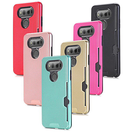Кейс для Назначение LG V20 Бумажник для карт / Защита от удара Кейс на заднюю панель Однотонный Твердый ПК для LG V20 / LG V10
Кейс для Назначение LG V20 Бумажник для карт / Защита от удара Кейс на заднюю панель Однотонный Твердый ПК для LG V20 / LG V10