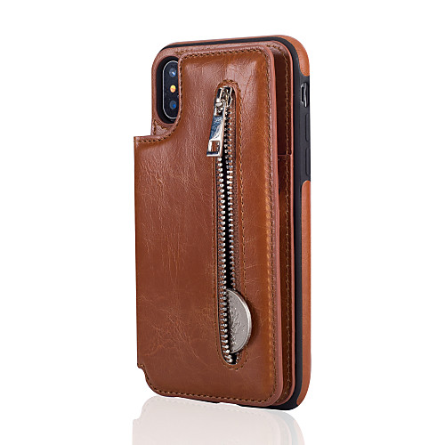 Case For Apple iPhone X / iPhone 8 Plus / iPhone 8 Wallet / Card Holder Back Cover Solid Colored Soft PU Leather
Case For Apple iPhone X / iPhone 8 Plus / iPhone 8 Wallet / Card Holder Back Cover Solid Colored Soft PU Leather