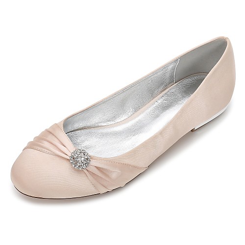 Women's Wedding Shoes Flat Heel Round Toe Rhinestone / Bowknot / Sparkling Glitter Satin Ballerina Spring / Summer Blue / Champagne / Ivory / Buckle
Women's Wedding Shoes Flat Heel Round Toe Rhinestone / Bowknot / Sparkling Glitter Satin Ballerina Spring / Summer Blue / Champagne / Ivory / Buckle