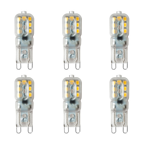 BRELONG 6pcs 2 W LED Bi-pin Lights 200 lm G9 14 LED Beads SMD 2835 Warm White White 220-240 V
BRELONG 6pcs 2 W LED Bi-pin Lights 200 lm G9 14 LED Beads SMD 2835 Warm White White 220-240 V