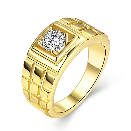 Men's Band Ring Groove Rings Diamond Cubic Zirconia Gold Zircon Copper Gold Plated Circle Rock Wedding Daily Jewelry Solitaire Round Cut Cool
Men's Band Ring Groove Rings Diamond Cubic Zirconia Gold Zircon Copper Gold Plated Circle Rock Wedding Daily Jewelry Solitaire Round Cut Cool