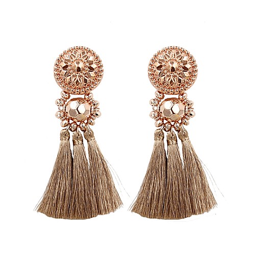 Women's Tassel Drop Earrings fan earrings Earrings Ladies Tassel Fashion Elegant Jewelry Light Pink / Rose Gold / Dark Green For Gift Daily
Women's Tassel Drop Earrings fan earrings Earrings Ladies Tassel Fashion Elegant Jewelry Light Pink / Rose Gold / Dark Green For Gift Daily