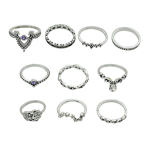 Жен. Ring Set - Имитация турмалина, Сплав Классический, Мода Рука Фатимы 7 Серебряный Назначение Повседневные Свидание / 10 шт.
Жен. Ring Set - Имитация турмалина, Сплав Классический, Мода Рука Фатимы 7 Серебряный Назначение Повседневные Свидание / 10 шт.
