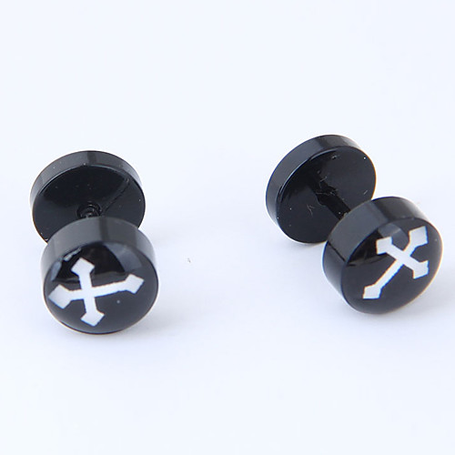 Men's Women's Stud Earrings Earrings Cross Vintage European Fashion Jewelry Black For Causal Daily
Men's Women's Stud Earrings Earrings Cross Vintage European Fashion Jewelry Black For Causal Daily
