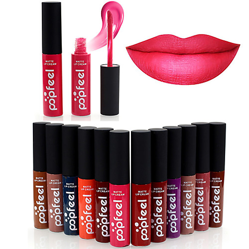 1 pcs 12 Colors Daily Makeup Liquid Lip Gloss Lipsticks Cute / Lips / Easy to Use Dry / Wet / Matte Waterproof / Coloured gloss Stylish / High Quality Makeup Cosmetic Wedding / Party / Evening
1 pcs 12 Colors Daily Makeup Liquid Lip Gloss Lipsticks Cute / Lips / Easy to Use Dry / Wet / Matte Waterproof / Coloured gloss Stylish / High Quality Makeup Cosmetic Wedding / Party / Evening