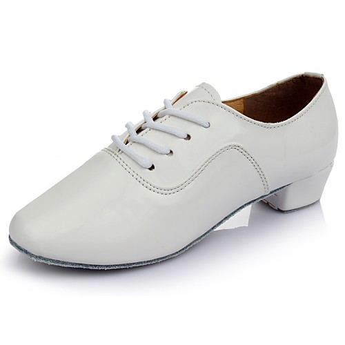 Men's Dance Shoes PU Latin Shoes Sneaker Flat Heel Customizable White / Indoor
Men's Dance Shoes PU Latin Shoes Sneaker Flat Heel Customizable White / Indoor