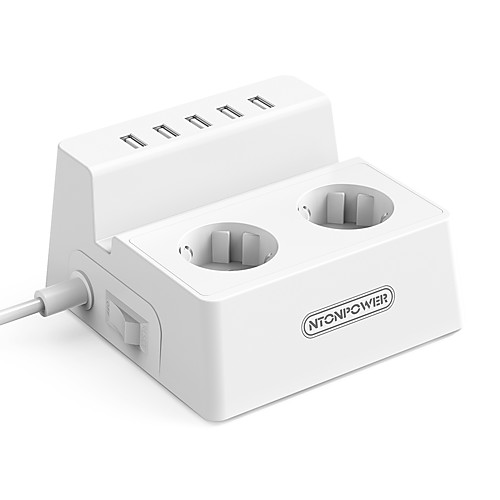 NTONPOWER Smart Plug ODC-2A5U-EU-5A-WH для Необычные гаджеты для кухни / Гостиная / Спальня Защита от выключения / Креатив / Безопасность 100-240 V
NTONPOWER Smart Plug ODC-2A5U-EU-5A-WH для Необычные гаджеты для кухни / Гостиная / Спальня Защита от выключения / Креатив / Безопасность 100-240 V