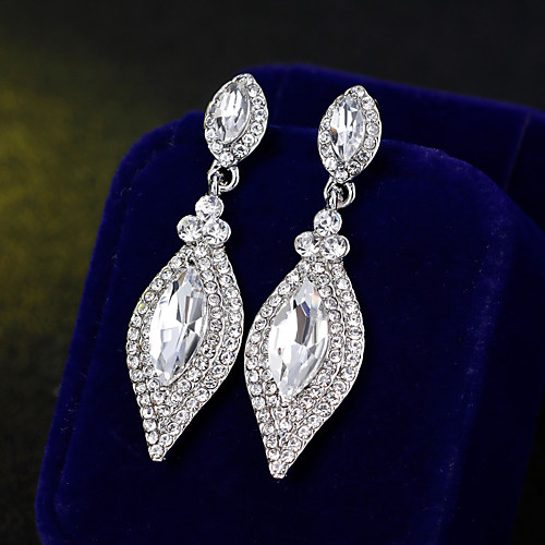 Women's Drop Earrings Simple European Fashion Earrings Jewelry Silver For Wedding Daily
Women's Drop Earrings Simple European Fashion Earrings Jewelry Silver For Wedding Daily