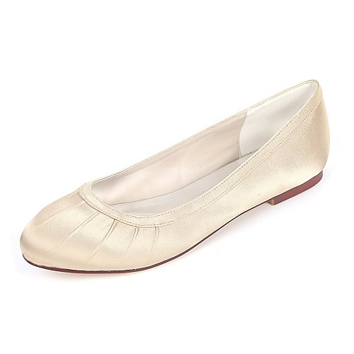 Women's Flats Flat Heel Round Toe Side-Draped Satin Ballerina Spring & Summer Royal Blue / Champagne / Ivory / Wedding / Party & Evening
Women's Flats Flat Heel Round Toe Side-Draped Satin Ballerina Spring & Summer Royal Blue / Champagne / Ivory / Wedding / Party & Evening