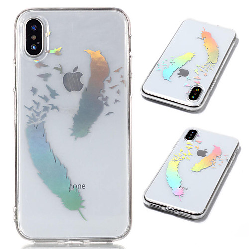 Кейс для Назначение Apple iPhone X / iPhone 8 Plus Покрытие / Прозрачный / С узором Кейс на заднюю панель Перья Мягкий ТПУ для iPhone X
Кейс для Назначение Apple iPhone X / iPhone 8 Plus Покрытие / Прозрачный / С узором Кейс на заднюю панель Перья Мягкий ТПУ для iPhone X