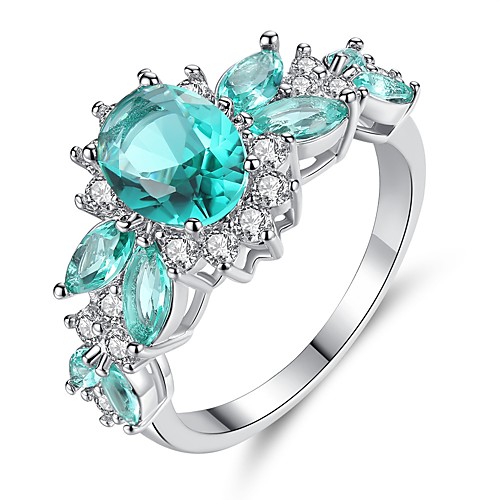 Women's Engagement Ring Cubic Zirconia Turquoise Sterling Silver Titanium Steel Circle Geometric Statement Vintage Elegant Wedding Engagement Jewelry Cluster Halo
Women's Engagement Ring Cubic Zirconia Turquoise Sterling Silver Titanium Steel Circle Geometric Statement Vintage Elegant Wedding Engagement Jewelry Cluster Halo