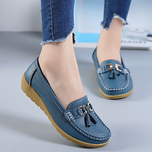 Women's / Unisex Loafers & Slip-Ons Flat Heel Round Toe Button Leather / PU Booties / Ankle Boots Sweet / Minimalism Walking Shoes Spring & Summer / Fall & Winter Black / Light Blue / White
Women's / Unisex Loafers & Slip-Ons Flat Heel Round Toe Button Leather / PU Booties / Ankle Boots Sweet / Minimalism Walking Shoes Spring & Summer / Fall & Winter Black / Light Blue / White