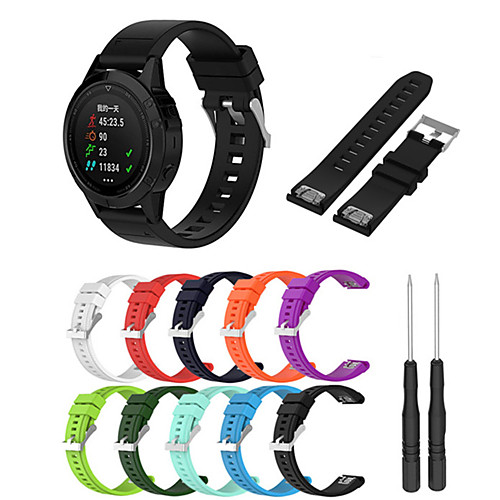 Watch Band for Fenix 5x / Fenix 3 HR / Fenix 3 Garmin Modern Buckle Silicone Wrist Strap
Watch Band for Fenix 5x / Fenix 3 HR / Fenix 3 Garmin Modern Buckle Silicone Wrist Strap