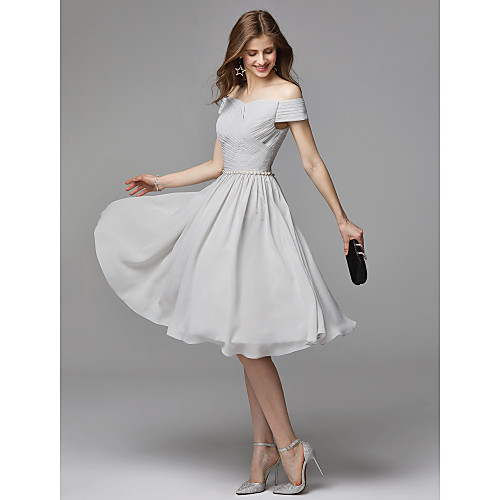 A-Line V Wire Knee Length Chiffon Beautiful Back Cocktail Party Dress with Beading / Ruffles by TS Couture
A-Line V Wire Knee Length Chiffon Beautiful Back Cocktail Party Dress with Beading / Ruffles by TS Couture