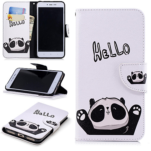 Кейс для Назначение Xiaomi Redmi Примечание 5A / Redmi 4X Кошелек / Бумажник для карт / со стендом Чехол Слова / выражения / Панда Твердый
Кейс для Назначение Xiaomi Redmi Примечание 5A / Redmi 4X Кошелек / Бумажник для карт / со стендом Чехол Слова / выражения / Панда Твердый