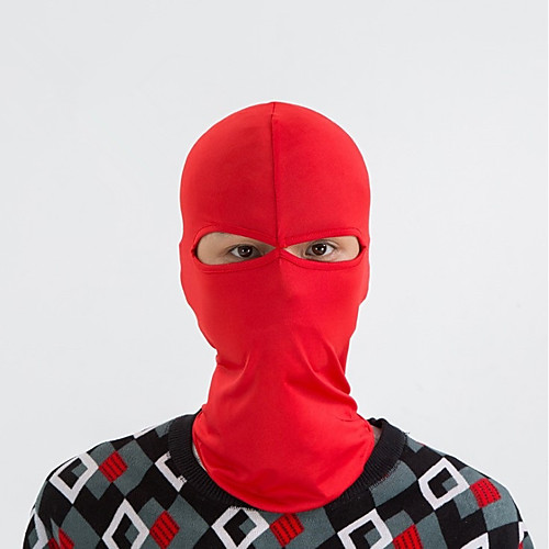 

Balaclava Pollution Protection Mask Solid Color Windproof Warm Fast Dry Dust Proof Bike / Cycling Yellow Red Grey Spandex for Men's Women's Adults' Camping / Hiking Ski / Snowboard Outdoor Exercise