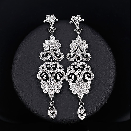 Women's Drop Earrings Flower Simple European Fashion Earrings Jewelry Silver For Wedding Daily
Women's Drop Earrings Flower Simple European Fashion Earrings Jewelry Silver For Wedding Daily