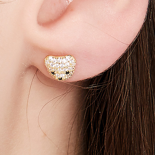 Жен. Серьги-гвоздики - Позолота 18К, Стерлинговое серебро S925 Медведи, Животный принт лакомство, Мультяшная тематика Золотой Назначение Повседневные / На выход
Жен. Серьги-гвоздики - Позолота 18К, Стерлинговое серебро S925 Медведи, Животный принт лакомство, Мультяшная тематика Золотой Назначение Повседневные / На выход