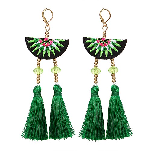 Women's Drop Earrings Ladies Romantic Fashion Earrings Jewelry Black / Rose / Green For Party Daily 1 Pair
Women's Drop Earrings Ladies Romantic Fashion Earrings Jewelry Black / Rose / Green For Party Daily 1 Pair
