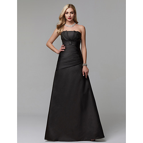 A-Line Strapless Floor Length Satin Prom / Formal Evening Dress with Pleats by TS Couture
A-Line Strapless Floor Length Satin Prom / Formal Evening Dress with Pleats by TS Couture