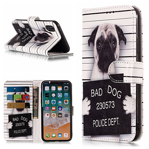 Case For Apple iPhone X / iPhone 8 Plus / iPhone 8 Wallet / Card Holder / with Stand Full Body Cases Dog / Word / Phrase Hard PU Leather
Case For Apple iPhone X / iPhone 8 Plus / iPhone 8 Wallet / Card Holder / with Stand Full Body Cases Dog / Word / Phrase Hard PU Leather