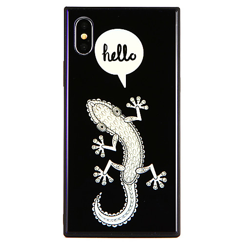 Кейс для Назначение Apple iPhone X / iPhone 8 С узором Кейс на заднюю панель Животное Твердый Закаленное стекло для iPhone X / iPhone 8 Pluss / iPhone 8 
Кейс для Назначение Apple iPhone X / iPhone 8 С узором Кейс на заднюю панель Животное Твердый Закаленное стекло для iPhone X / iPhone 8 Pluss / iPhone 8