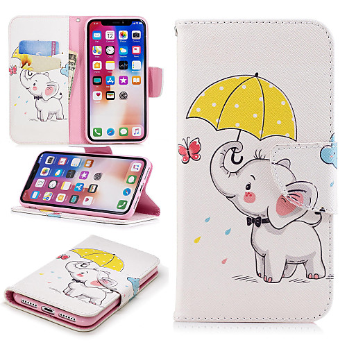 Case For Apple iPhone X / iPhone 8 Plus Wallet / Card Holder / with Stand Full Body Cases Elephant Hard PU Leather for iPhone X / iPhone 8 Plus / iPhone 8
Case For Apple iPhone X / iPhone 8 Plus Wallet / Card Holder / with Stand Full Body Cases Elephant Hard PU Leather for iPhone X / iPhone 8 Plus / iPhone 8