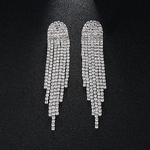 Women's Drop Earrings European Fashion Earrings Jewelry Silver For Wedding Daily 1 Pair
Women's Drop Earrings European Fashion Earrings Jewelry Silver For Wedding Daily 1 Pair