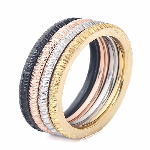 Для пары Стильные стек Ring Set Кольцо на несколько пальцев - Титановая сталь Креатив Стиль, Простой, Уникальный дизайн 6 / 7 / 8 / 9 / 10 Цвет радуги Назначение Для улицы Для клуба
Для пары Стильные стек Ring Set Кольцо на несколько пальцев - Титановая сталь Креатив Стиль, Простой, Уникальный дизайн 6 / 7 / 8 / 9 / 10 Цвет радуги Назначение Для улицы Для клуба