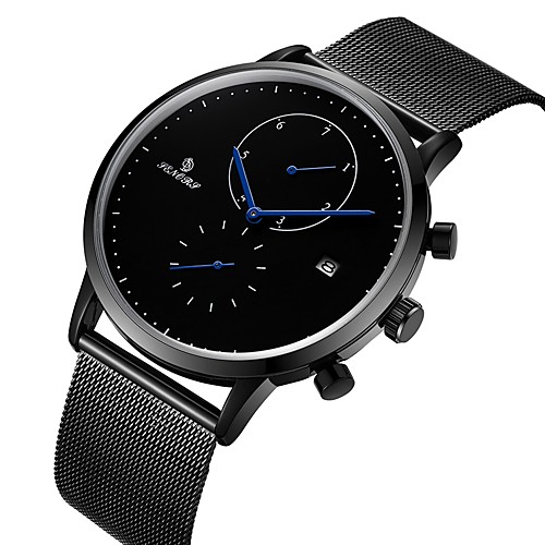 Men's Wrist Watch Quartz Stainless Steel Black 30 m Stopwatch Casual Watch Analog Casual Fashion - Black Silver Rose Gold Two Years Battery Life
Men's Wrist Watch Quartz Stainless Steel Black 30 m Stopwatch Casual Watch Analog Casual Fashion - Black Silver Rose Gold Two Years Battery Life