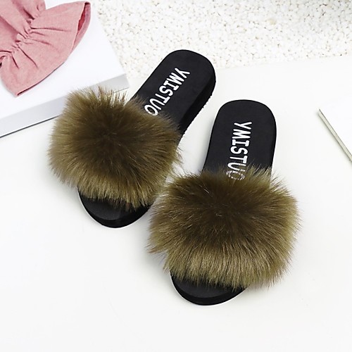 Women's Slippers & Flip-Flops Flat Heel Elastic Fabric Comfort Spring Black / Brown / Wine
Women's Slippers & Flip-Flops Flat Heel Elastic Fabric Comfort Spring Black / Brown / Wine
