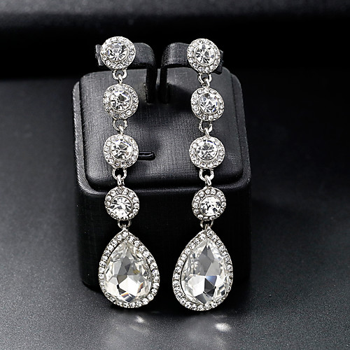 Women's Drop Earrings Stylish European Fashion Earrings Jewelry Silver For Wedding Daily 1 Pair
Women's Drop Earrings Stylish European Fashion Earrings Jewelry Silver For Wedding Daily 1 Pair