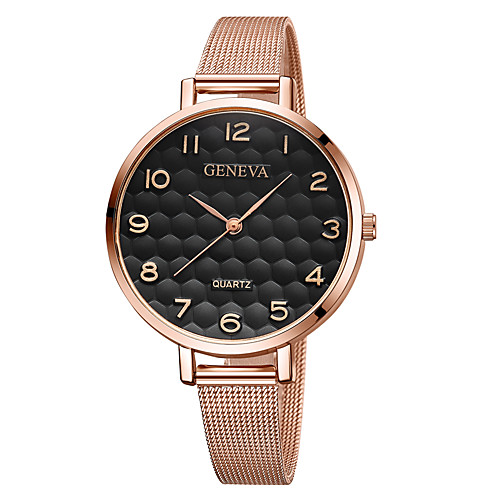Geneva Жен. Наручные часы Китайский Новый дизайн / Повседневные часы / Cool сплав Группа На каждый день / Мода Черный / Розовое золото / Один год
Geneva Жен. Наручные часы Китайский Новый дизайн / Повседневные часы / Cool сплав Группа На каждый день / Мода Черный / Розовое золото / Один год