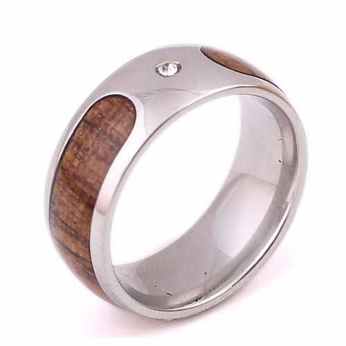 Couple's Cubic Zirconia Stylish Ring Wooden Rhinestone Titanium Steel Creative Ladies Stylish Simple Korean Ring Jewelry Silver For Daily Festival 7 / 8 / 9 / 10 / 11
Couple's Cubic Zirconia Stylish Ring Wooden Rhinestone Titanium Steel Creative Ladies Stylish Simple Korean Ring Jewelry Silver For Daily Festival 7 / 8 / 9 / 10 / 11