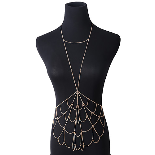 Body Chain Ladies Stylish Rock Women's Body Jewelry For Birthday Bikini Iron Gold Silver
Body Chain Ladies Stylish Rock Women's Body Jewelry For Birthday Bikini Iron Gold Silver