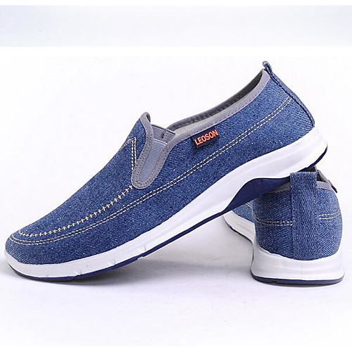 Men's Moccasin Canvas Spring Loafers & Slip-Ons Light Blue / Dark Blue / Outdoor
Men's Moccasin Canvas Spring Loafers & Slip-Ons Light Blue / Dark Blue / Outdoor